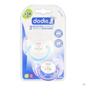 Dodie Fopsp Sil Fan Dag +18M Duo 2 St