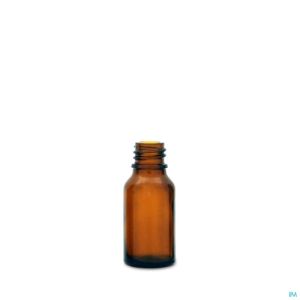 Fles Bruin Rond 10 Ml Pp18 + Druppelt Pch 20 St