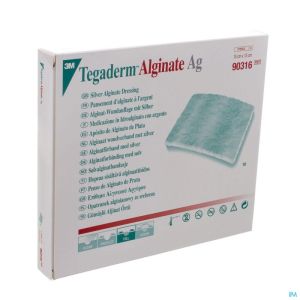 Tegaderm Alginate Ag 15X15Cm 90316 10 St