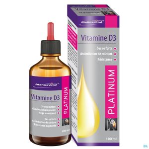 Mannavital Vit D3 Platinum Drup 100 Ml