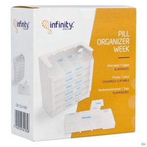 Pill Organizer Week Klapdeksel 1 St