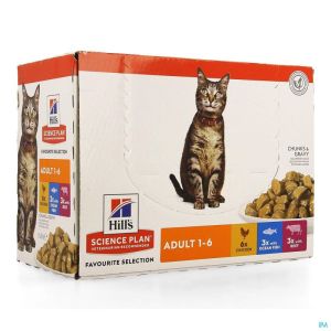 Hills Feline Kat Adult Multipack 2118 12X85 G