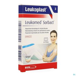 Leukomed Sorbact 5X7,2Cm 7995003 3 St