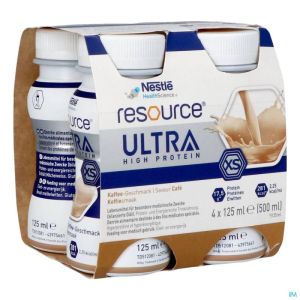 Resource Ultra Koffie 4 X 125 Ml Nf