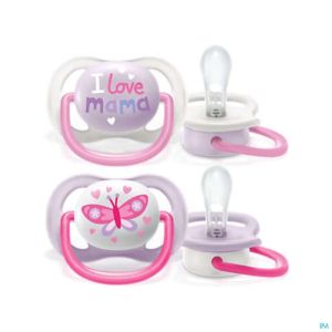 Avent Fopsp Ultra Air Happy Girl +0M 2 St 080/02