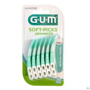 Gum Soft Picks Advanced Regular 650 30 St