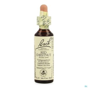 Bach Flower Remedie 25 Red Chestnut 20ml