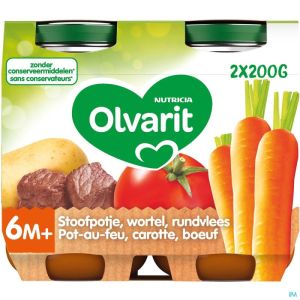 Olvarit Stoofpot Rund Wort 6M04 2X200 G Nm 107449