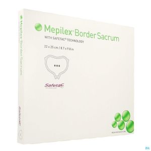 Mepilex Border Sacrum Ster 16X20Cm 282050 5 St