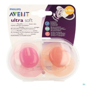 Philips Avent Sucette Soft +6m Mix 2