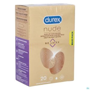 Durex Nude No Latex Preservatifs 20