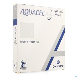 Aquacel Ag Ster 10X10Cm 403707 3 St