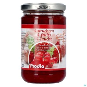 Prodia Broodbeleg 4 Vruchten + Malt 300 G