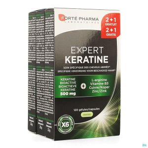 Expert Keratine 120 Caps 2+1 Maand Gratis