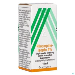Pilocarpine - Isopto 4% Oogdrup 15 Ml