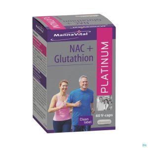 Mannavital Nac Glutathion Platinum 60 V-Caps