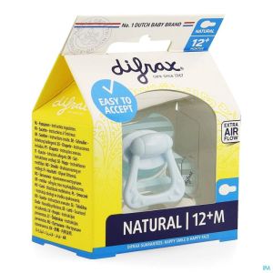 Difrax Sucette Natural 12+ M