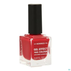 Korres Km Gel Effect Nail 51 Rosy Red 11 Ml