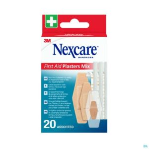 Nexcare First Aid Plasters Mix 20 St