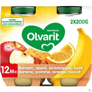 Olvarit Appel Sin Banaan Koek 12M51 2X200 G Nm