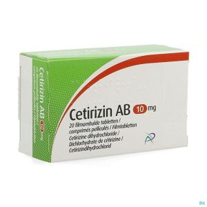Cetirizin Ab 20 Tabl 10 Mg
