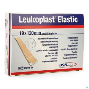 Leukoplast Elastic Vinger 19X120Mm 100 St