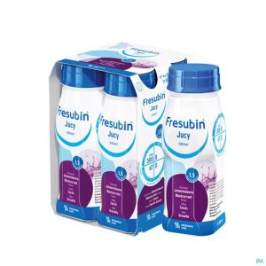 Fresubin Jucy Drink Cassis Easy Bottle 4x200ml