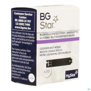 Bgstar Glucose Meter Bloed 50 Strips
