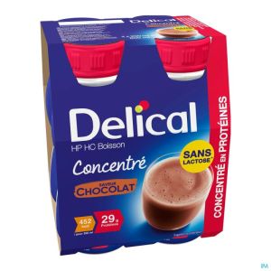 Delical Concentre Chocolade 4X200 Ml