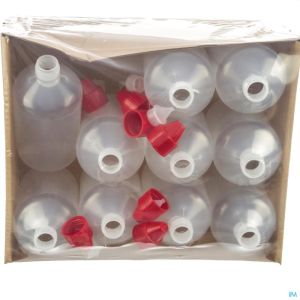 Fles Pl Rond Soepel 500 Ml Aca 10 St