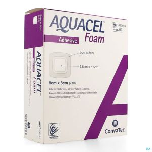 Aquacel Foam Adh 8X8Cm 420804 10 St