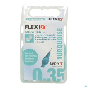 Flexi Interdental Brush Turq M-Fine 6 St
