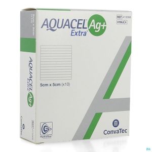 Aquacel Ag+ Extra 5X5 Cm 10 St 413566