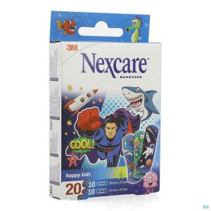 Nexcare Pleister Happy Kids Boys 20 St