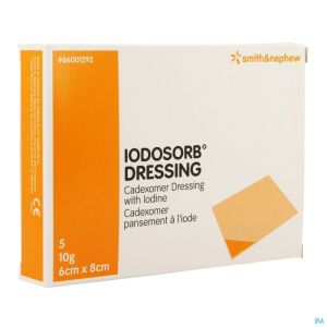 Iodosorb 1292 Verb 6X8Cm 5 St