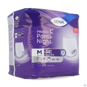 Tena Proskin Pants Night Super Med 793572 10 St