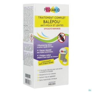 Pediakid Balepou Luizen & Neten Shamp Spray Kam