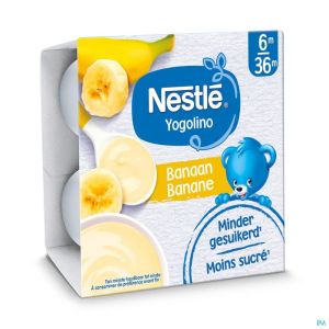 Nestle Baby Yogo Banaan 4X100 G