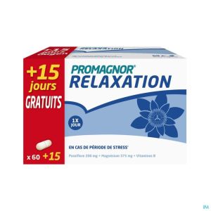 Promagnor Relaxation 60 Caps +15 Caps Gratis