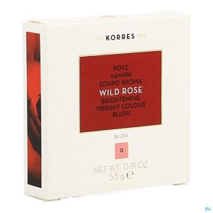 Korres Km Wild Rose Blush 12 Golden Pink 5,5 G