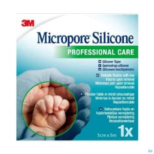 Micropore Silicone 5Cm X5M 2770-2 6 St Nm
