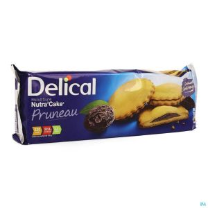 Delical Nutra Cake Pruim 3X135 Gr Nm