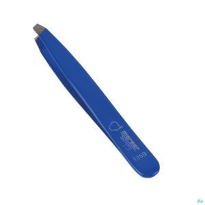 Morser Pincet Blauw Schuine Punt 1 St