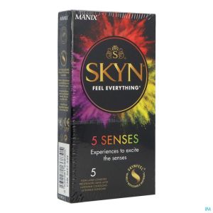 Condomen Manix Skyn 5 Senses 1X5 1 Doos