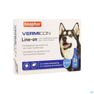 Vermicon Line-On Mid Gr Hond 15-30Kg 3X3Ml 10986