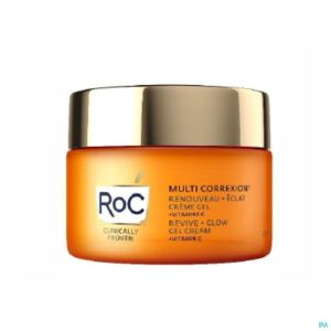 Roc Multi-Correx Revive + Glow Gel Crem 50 Ml