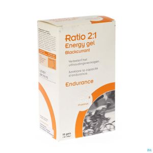 Trisport Ratio 2:1 Energy Gel Blackcurrent 10 Zak