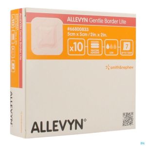 Allevyn Gentle Bord Lite 5X5Cm 833 10 St