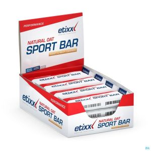 Etixx Natural Oat Bar Sweet+salty Caramel 12x55g