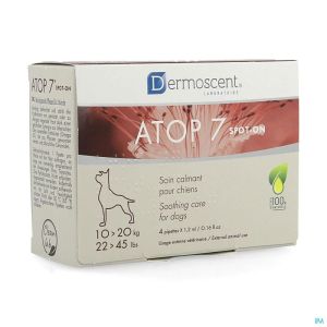 Dermoscent Atop 7 Spot On Hond 10-20Kg 4X1,2 Ml